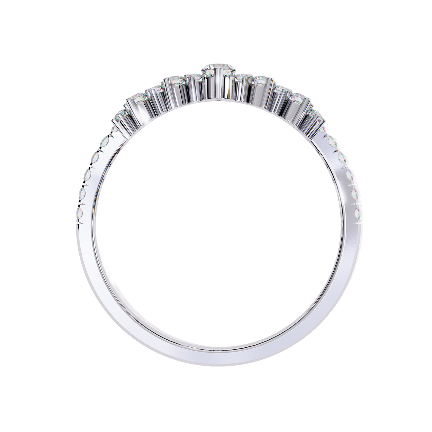 Diamond Tiara Ring Carat Link Jewels