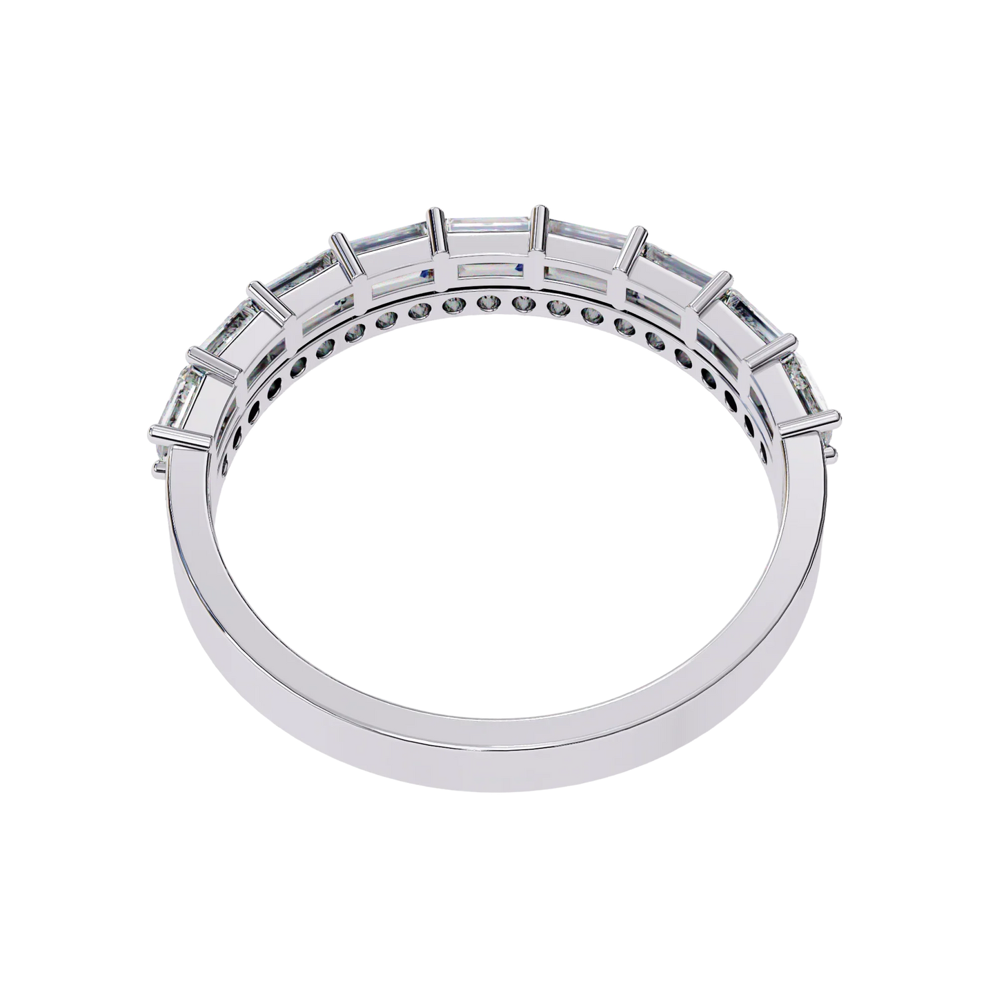 Radiant Harmony Gold Diamond Band Carat Link Jewels