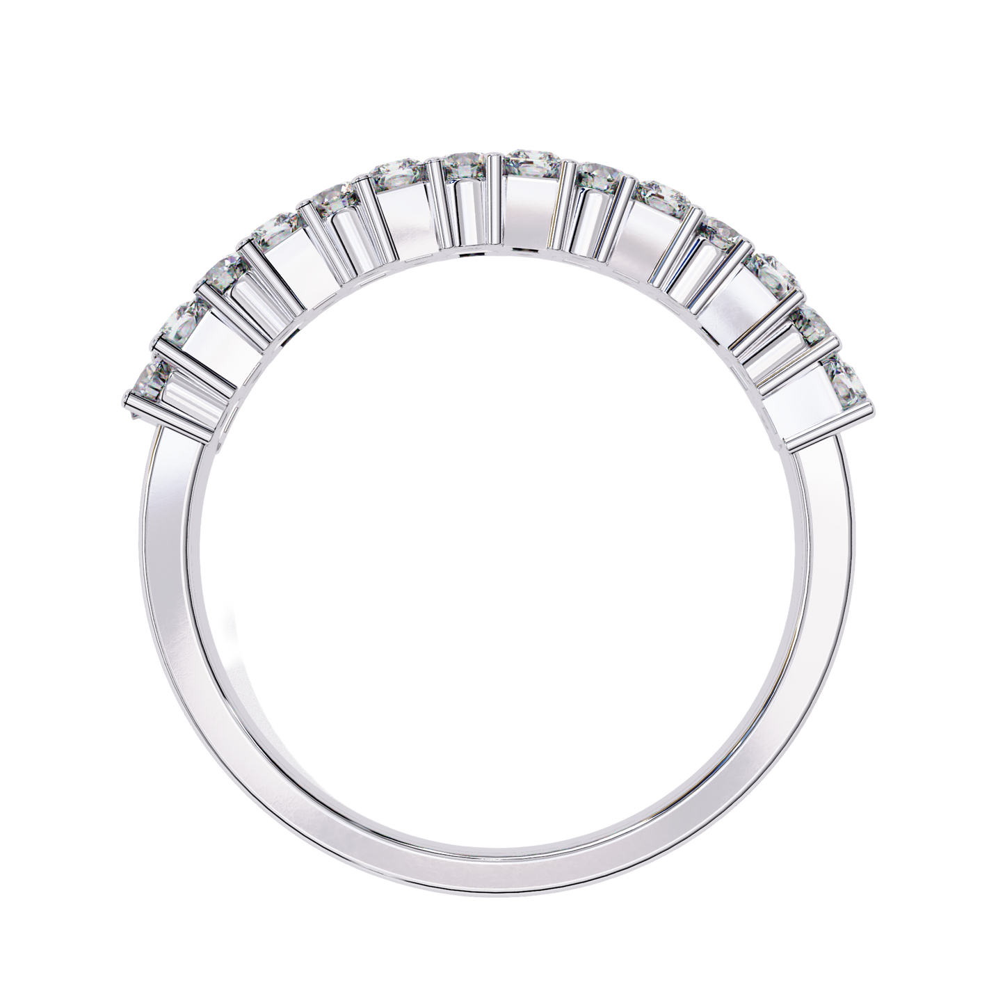 Radiant Elegance Diamond Band Carat Link Jewels