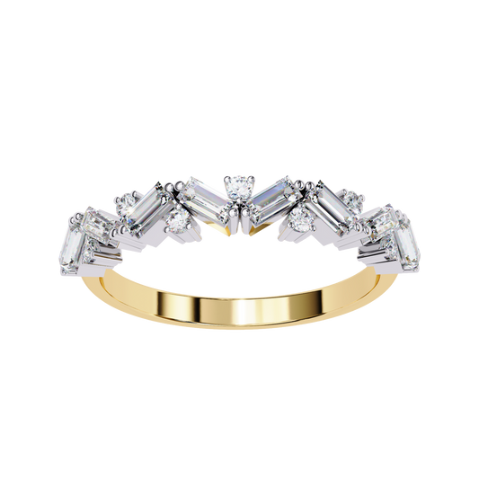 Starlight Baguette Diamond Band Carat Link Jewels