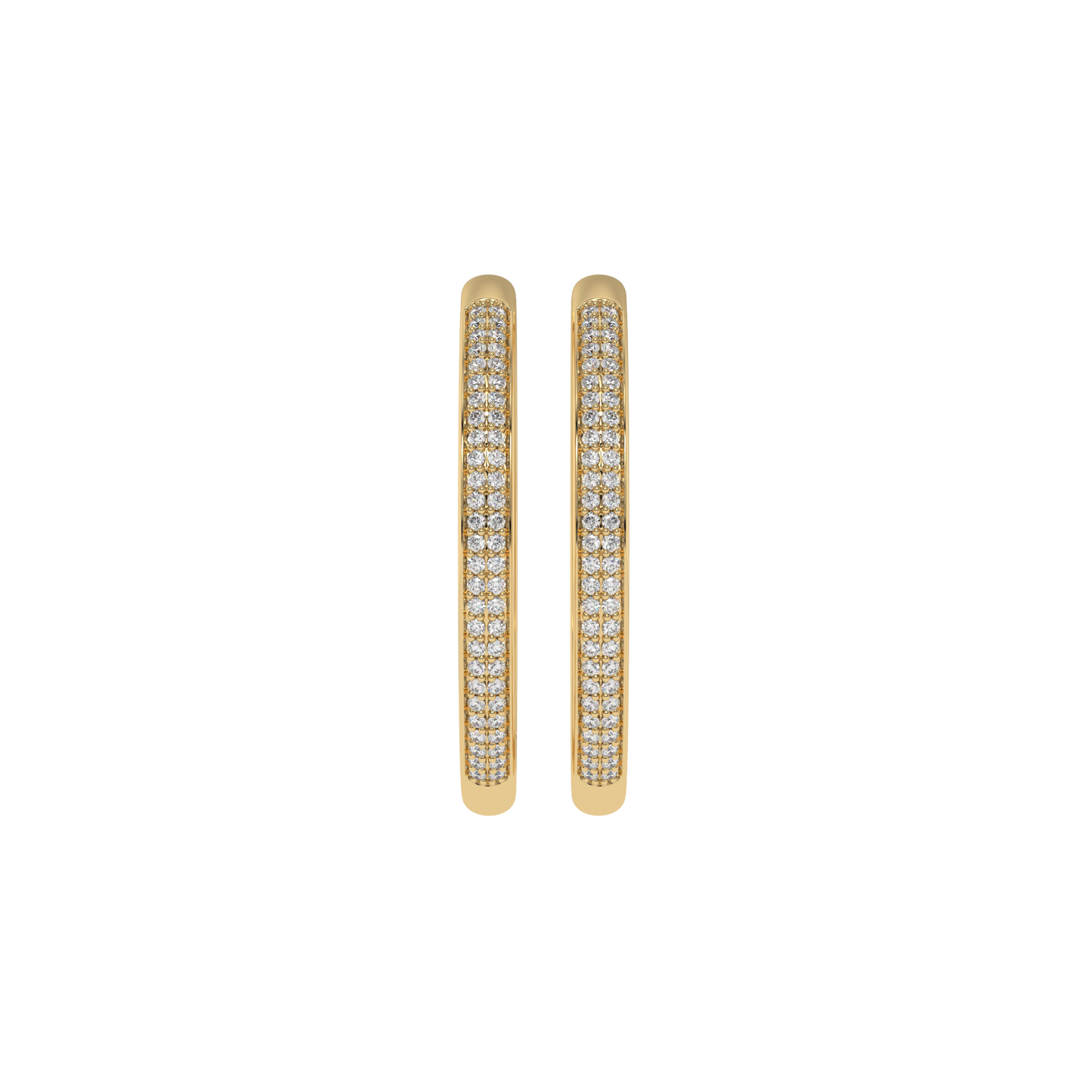 Eternal Spark Pavé Hoop Earrings