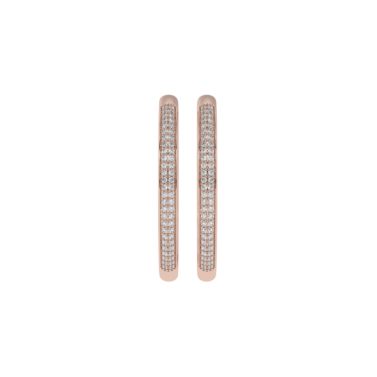 Eternal Spark Pavé Hoop Earrings