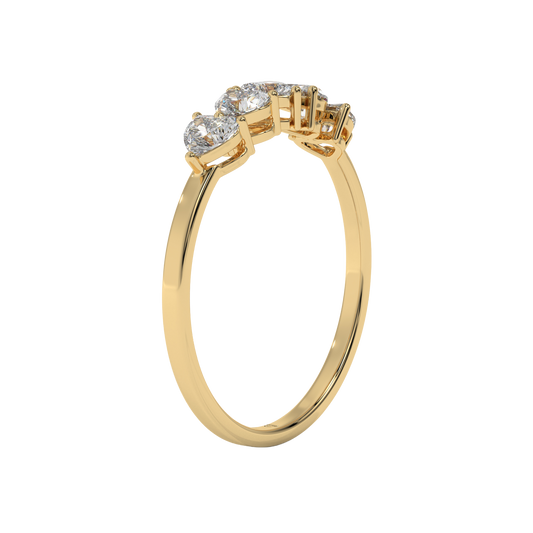 Hearts in Harmony Ring CaratLink