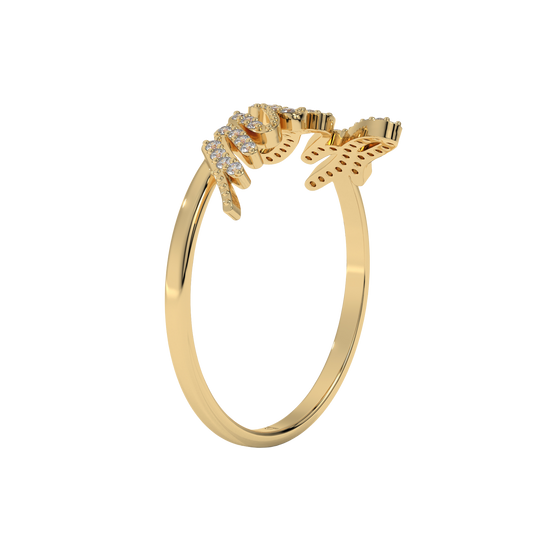 Wifey Script Diamond Ring CaratLink