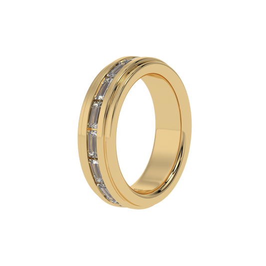 Majestic Baguette Channel Band Caratlink