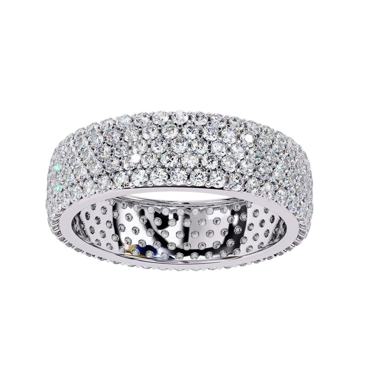 Luxury Diamond Eternity Band Carat Link Jewels