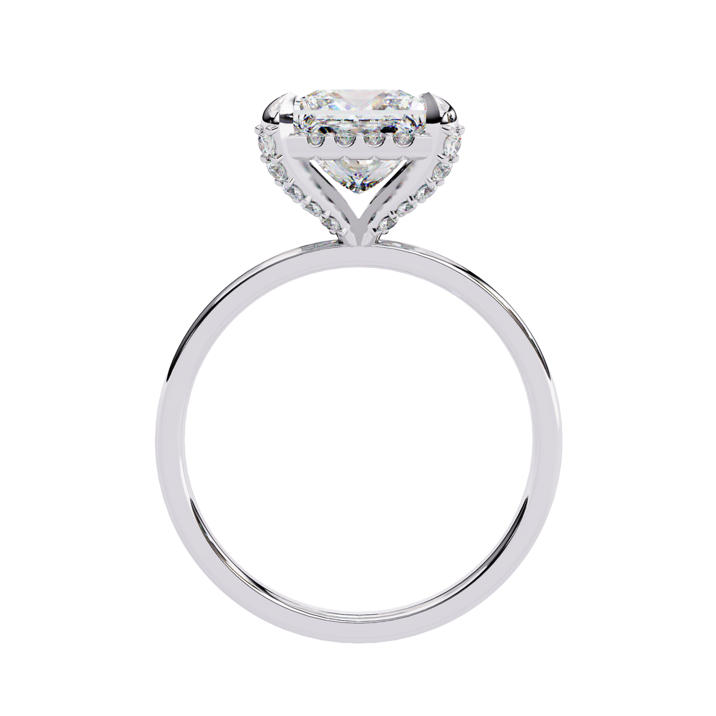 Majestic Radiance Princess-Cut Ring CaratLink