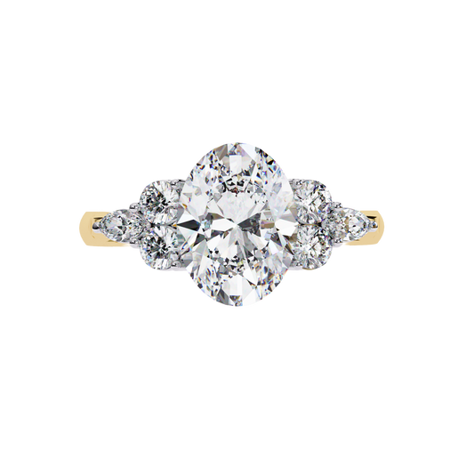 Oval Brilliance Diamond Ring Carat Link Jewels