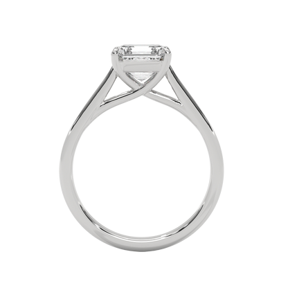 Classic Asscher Cut Diamond Ring Carat Link Jewels