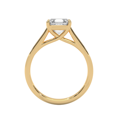 Classic Asscher Cut Diamond Ring Carat Link Jewels