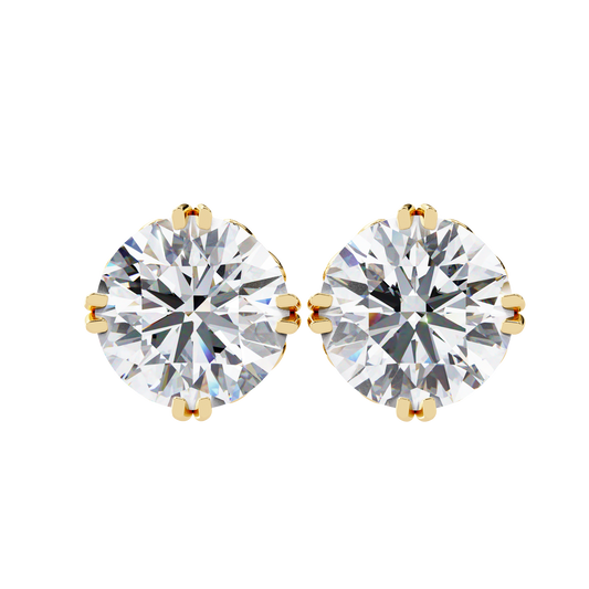 Vintage Filigree Diamond Studs