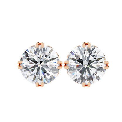 Vintage Filigree Diamond Studs CaratLink