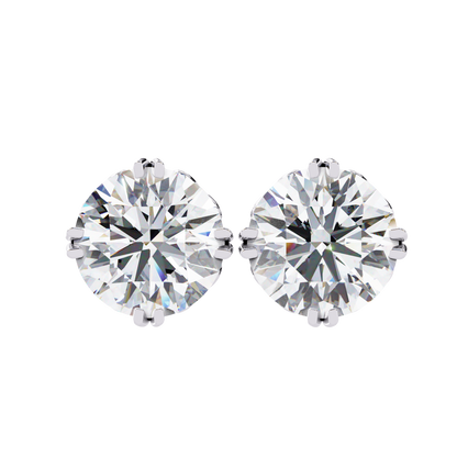 Vintage Filigree Diamond Studs CaratLink