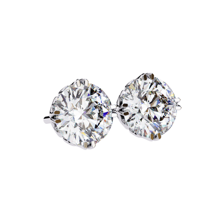 Vintage Filigree Diamond Studs CaratLink