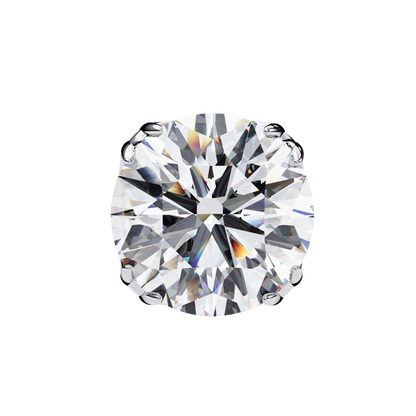 Classic Round Solitaire Diamond Stud Earrings Caratlink