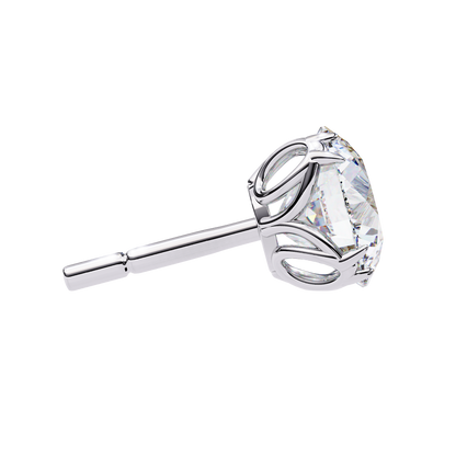 Classic Round Solitaire Diamond Stud Earrings Caratlink