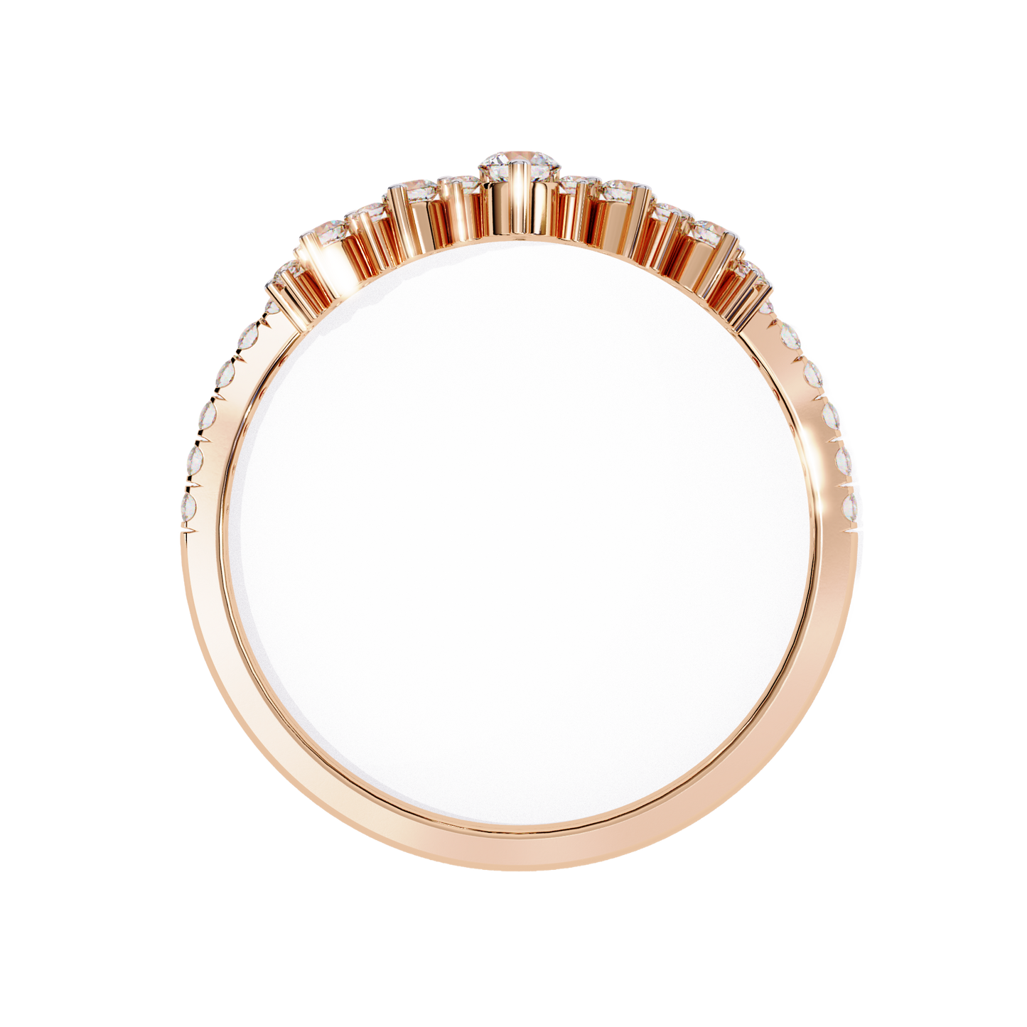 Diamond Tiara Ring Carat Link Jewels