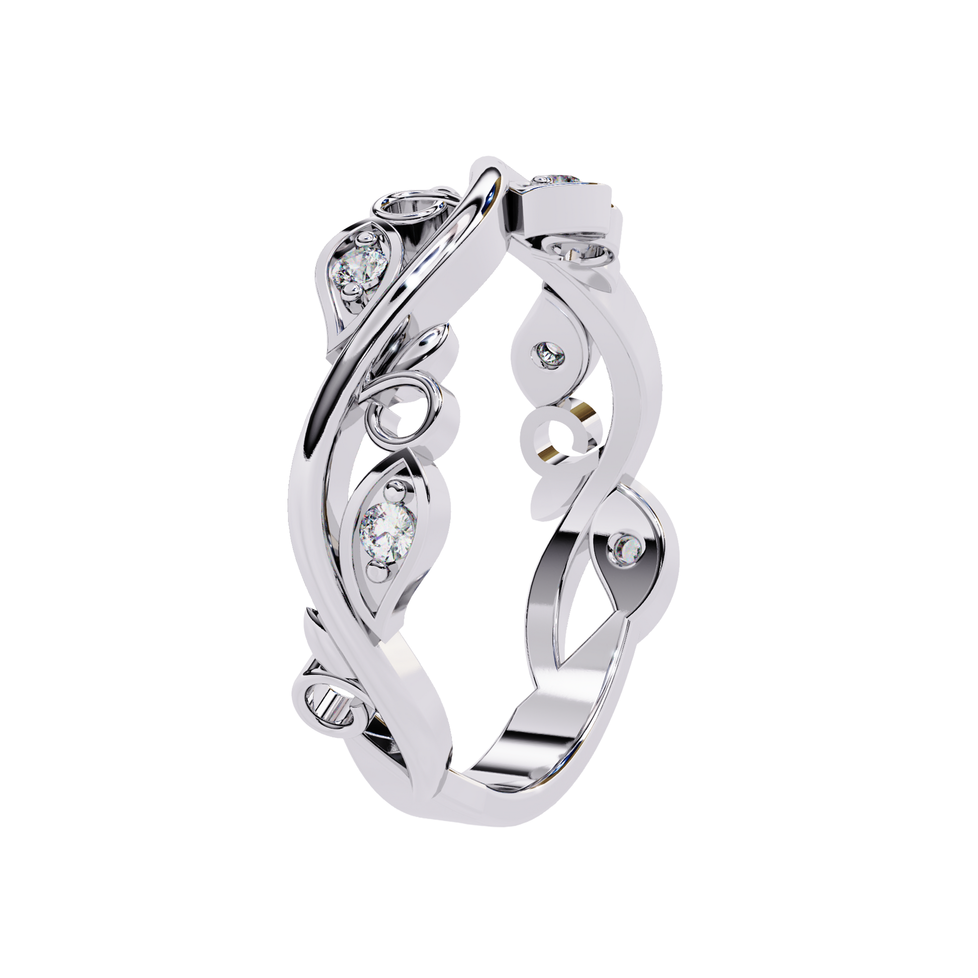 Enchanted Vine Diamond Ring Carat Link Jewels