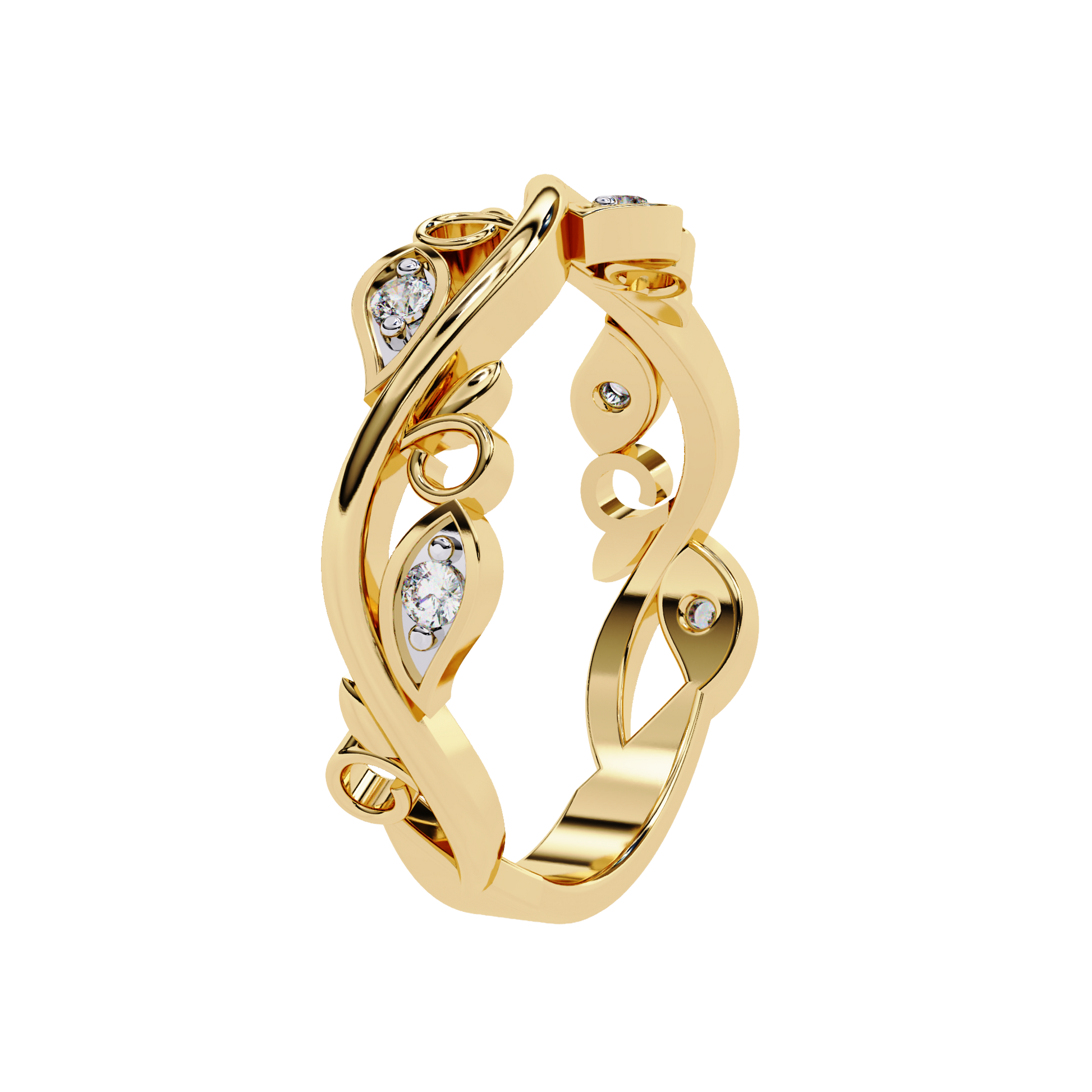 Enchanted Vine Diamond Ring Carat Link Jewels