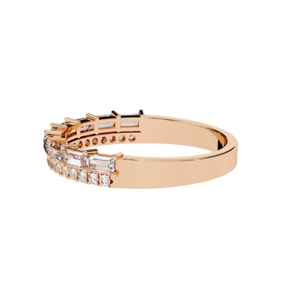 Radiant Harmony Gold Diamond Band Carat Link Jewels