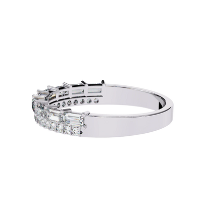 Radiant Harmony Gold Diamond Band Carat Link Jewels