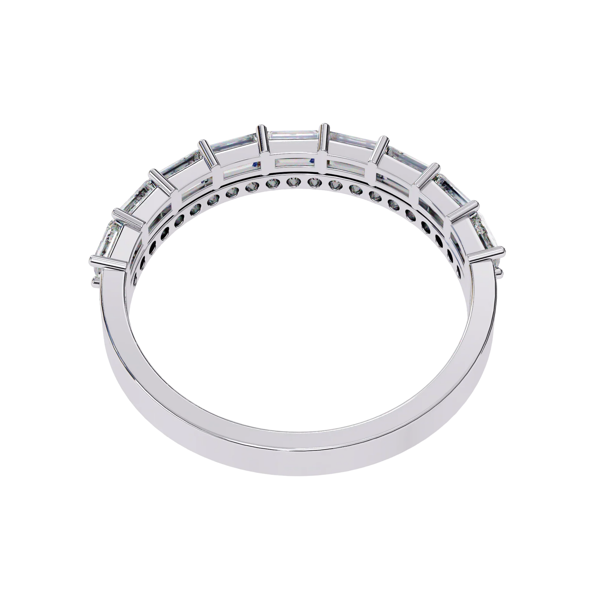 Radiant Harmony Gold Diamond Band Carat Link Jewels