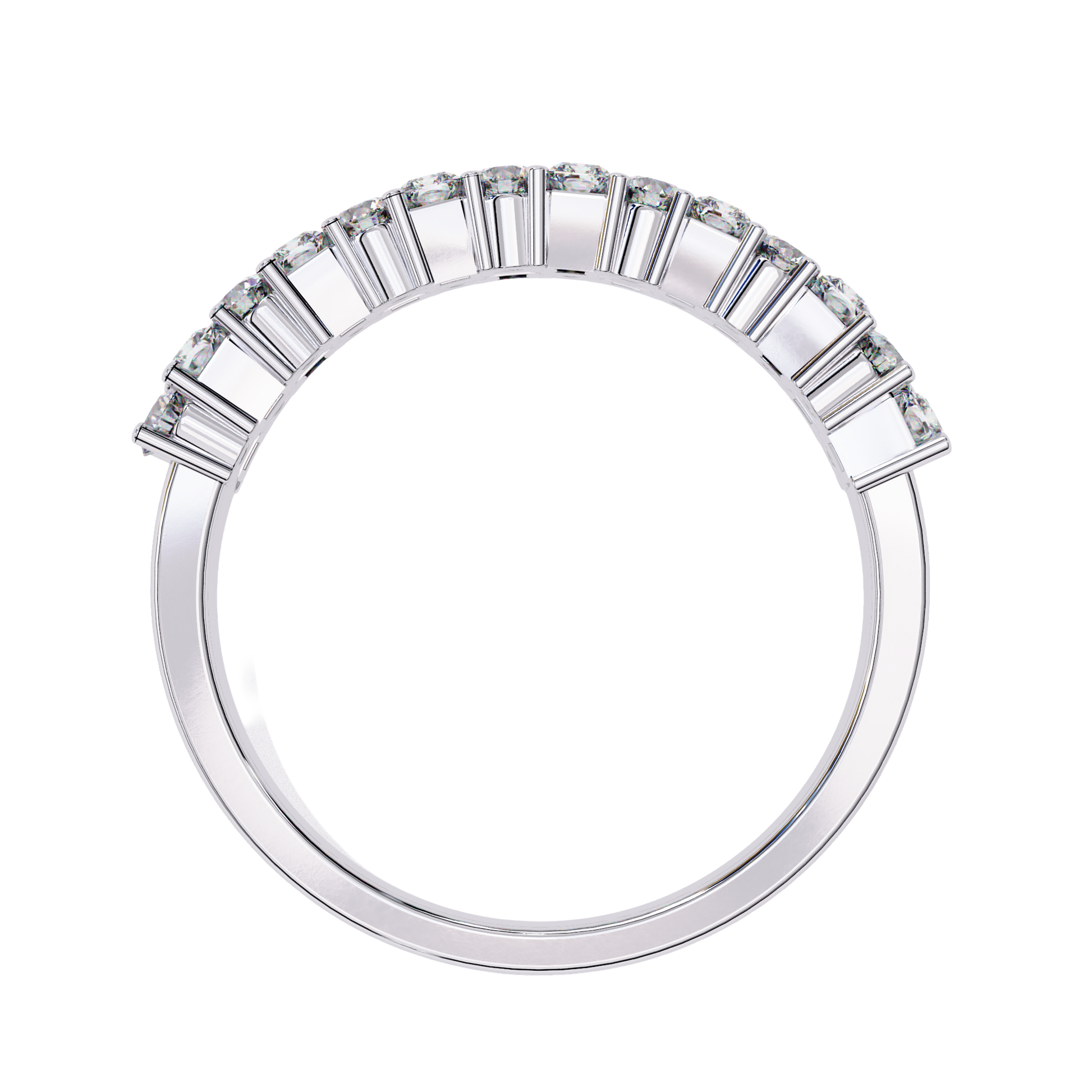 Radiant Elegance Diamond Band Carat Link Jewels