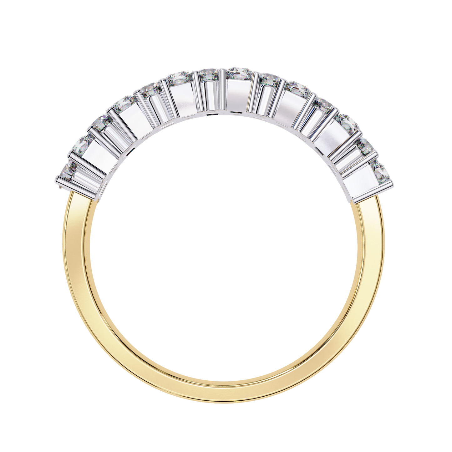 Radiant Elegance Diamond Band Carat Link Jewels