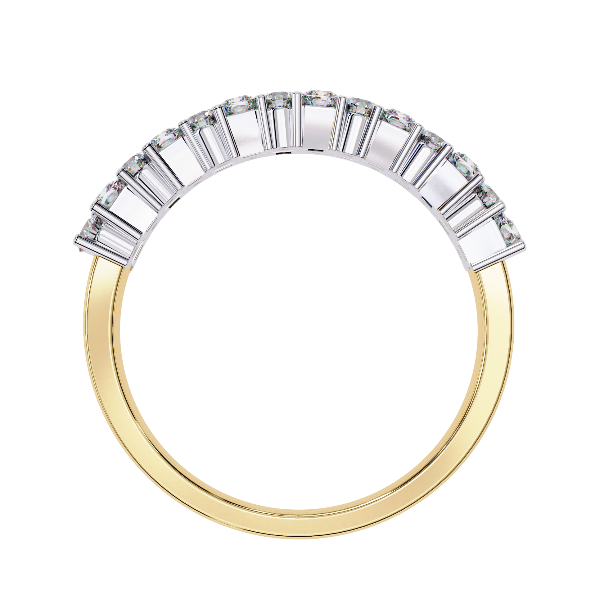 Radiant Elegance Diamond Band Carat Link Jewels