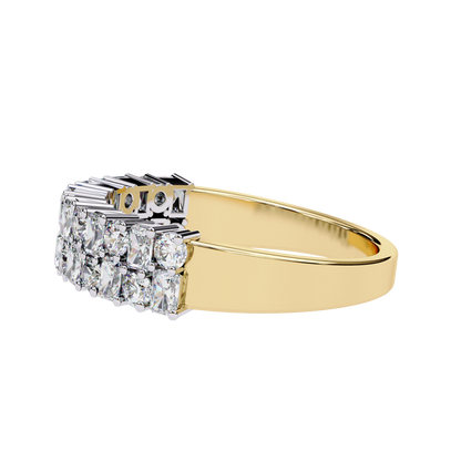 Radiant Elegance Diamond Band Carat Link Jewels