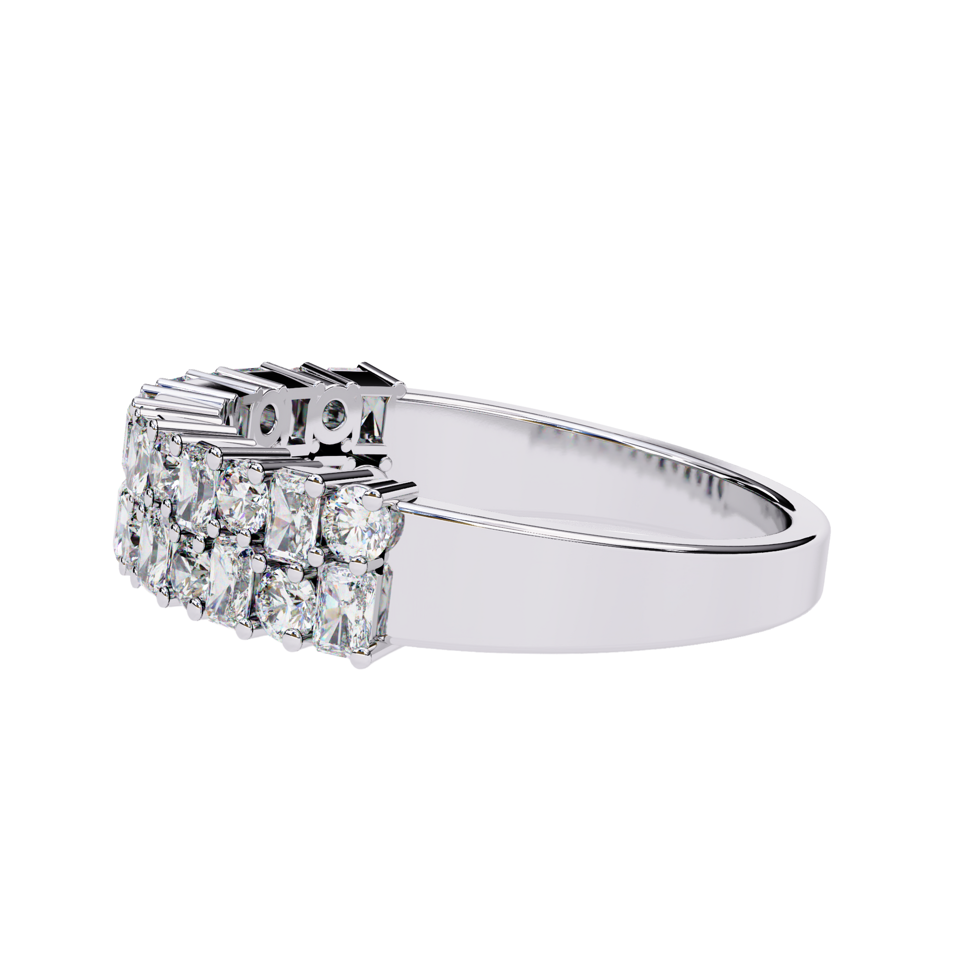 Radiant Elegance Diamond Band Carat Link Jewels