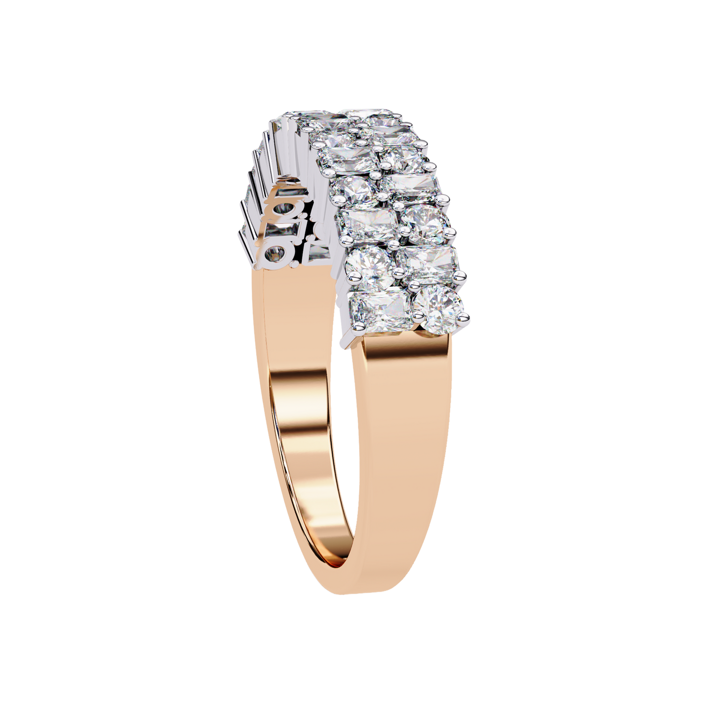 Radiant Elegance Diamond Band Carat Link Jewels