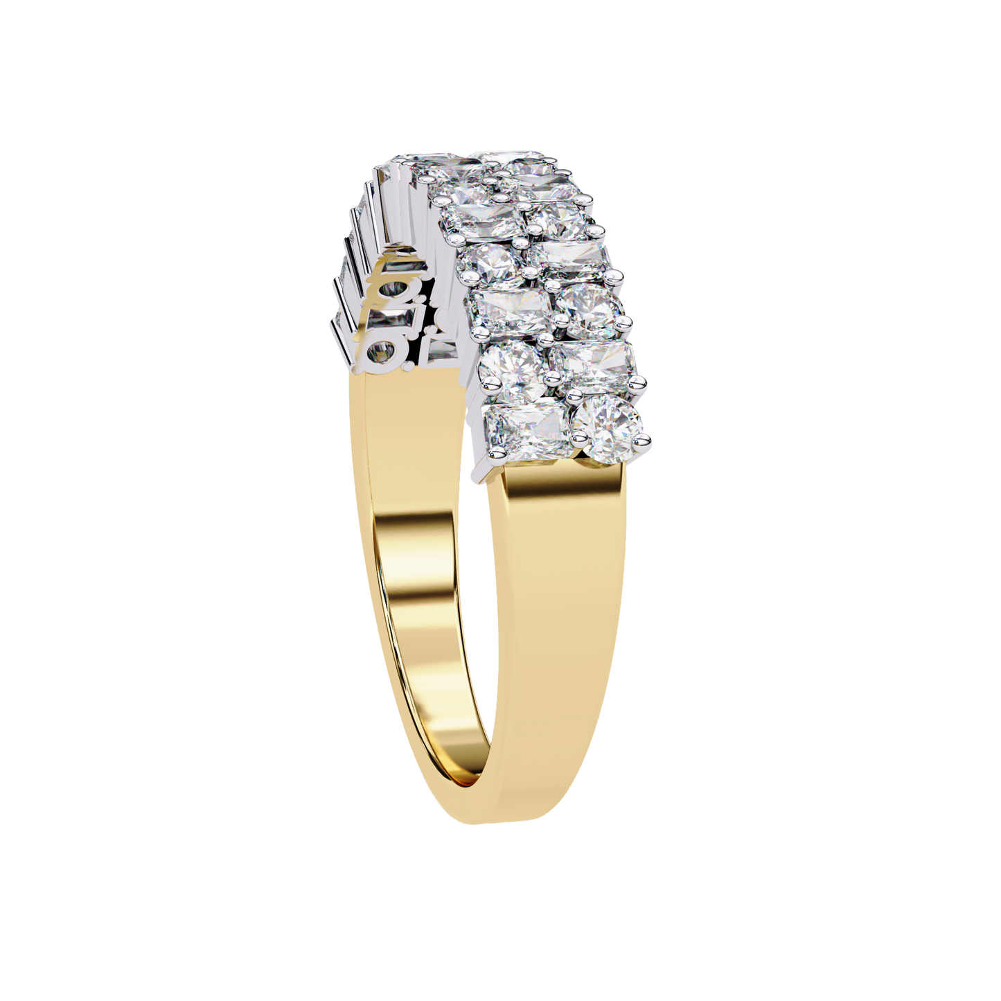 Radiant Elegance Diamond Band Carat Link Jewels