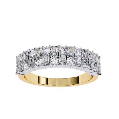 Radiant Elegance Diamond Band Carat Link Jewels