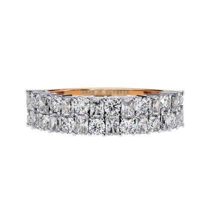 Radiant Elegance Diamond Band Carat Link Jewels