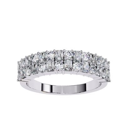 Radiant Elegance Diamond Band Carat Link Jewels