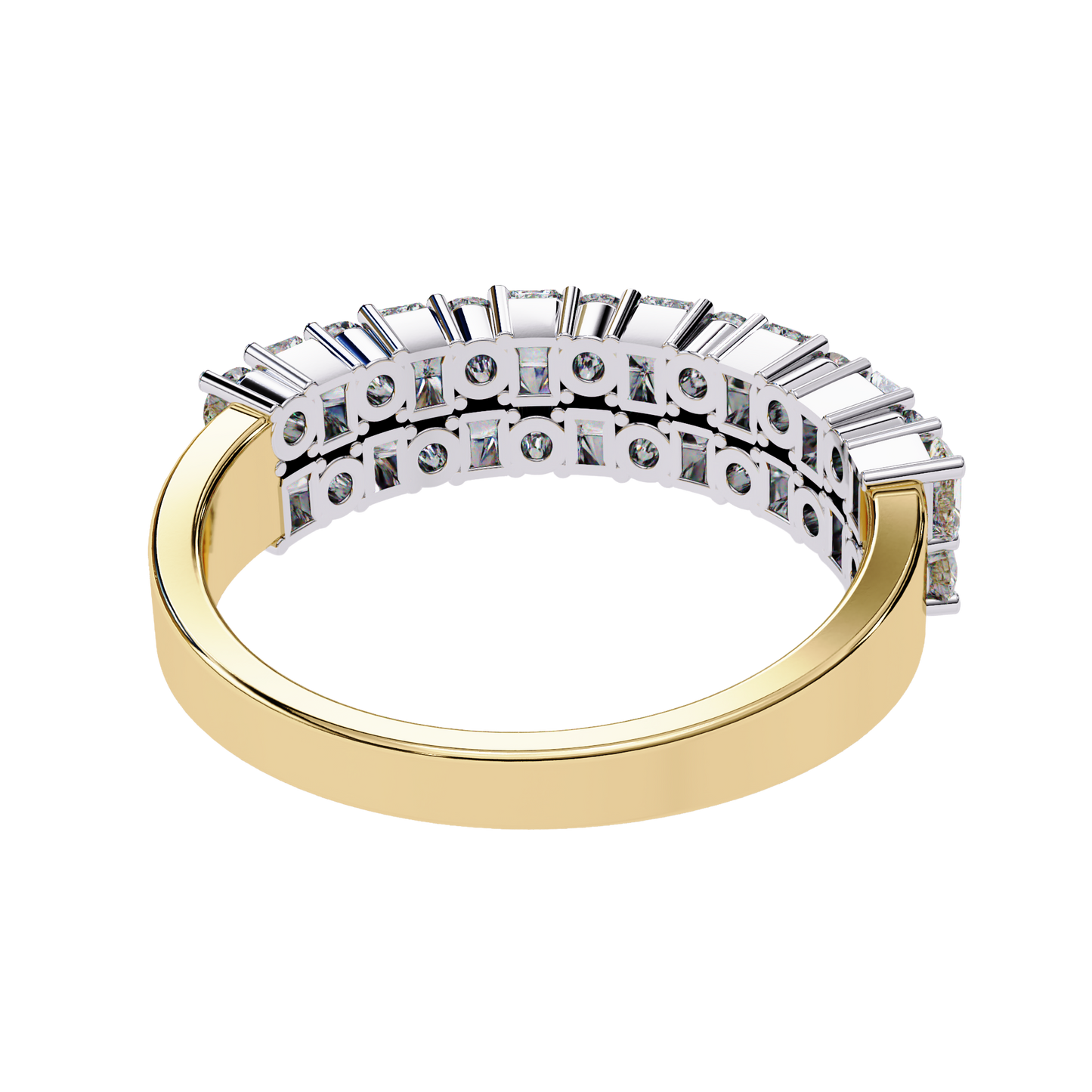 Radiant Elegance Diamond Band Carat Link Jewels