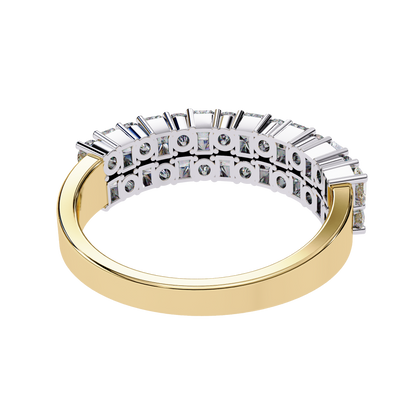 Radiant Elegance Diamond Band Carat Link Jewels