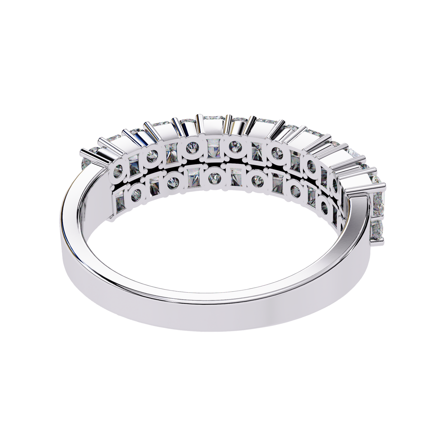 Radiant Elegance Diamond Band Carat Link Jewels