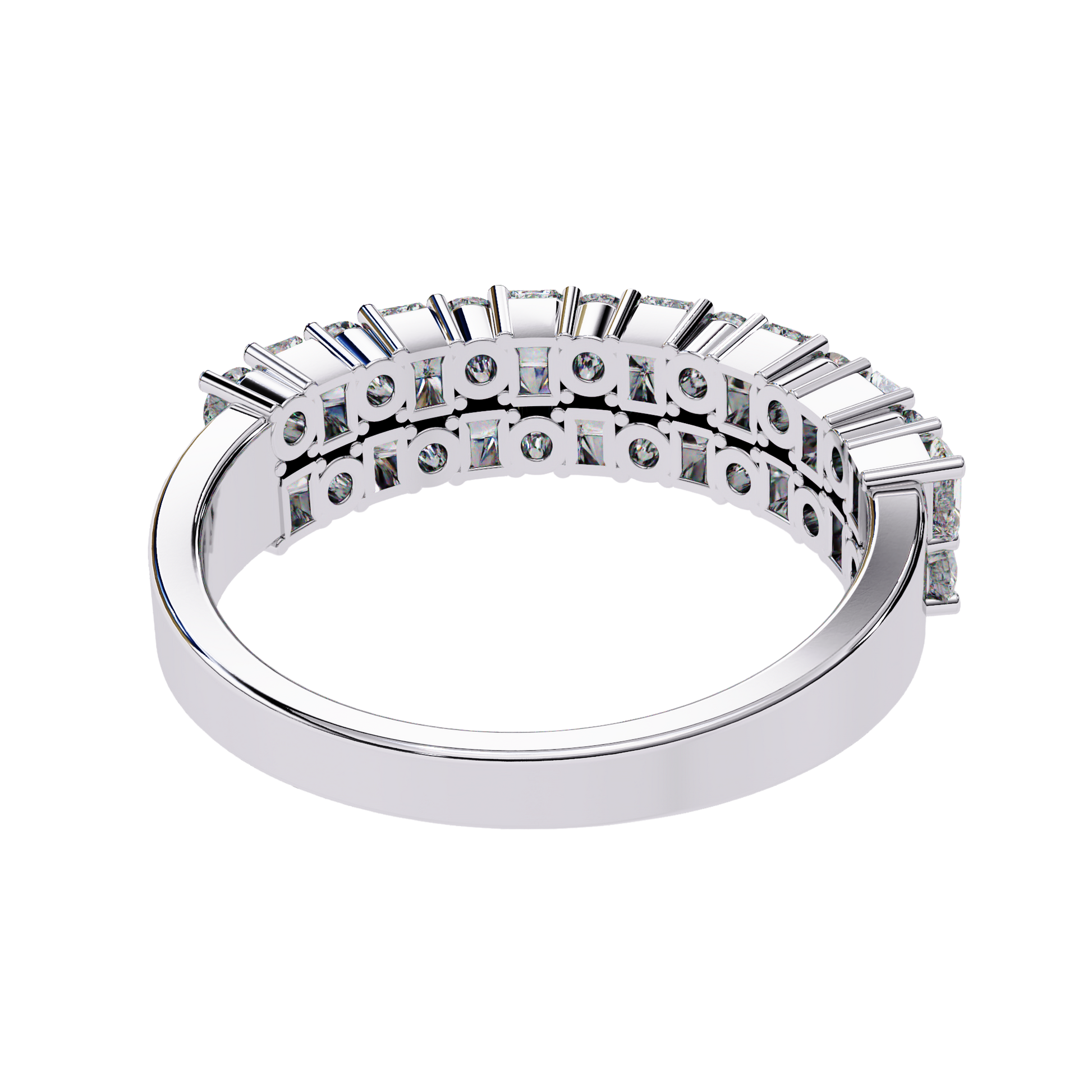 Radiant Elegance Diamond Band Carat Link Jewels