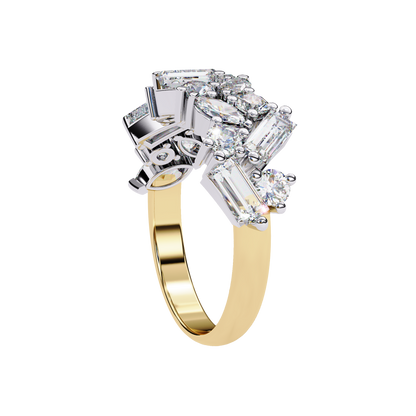 Celestial Symphony Diamond Ring