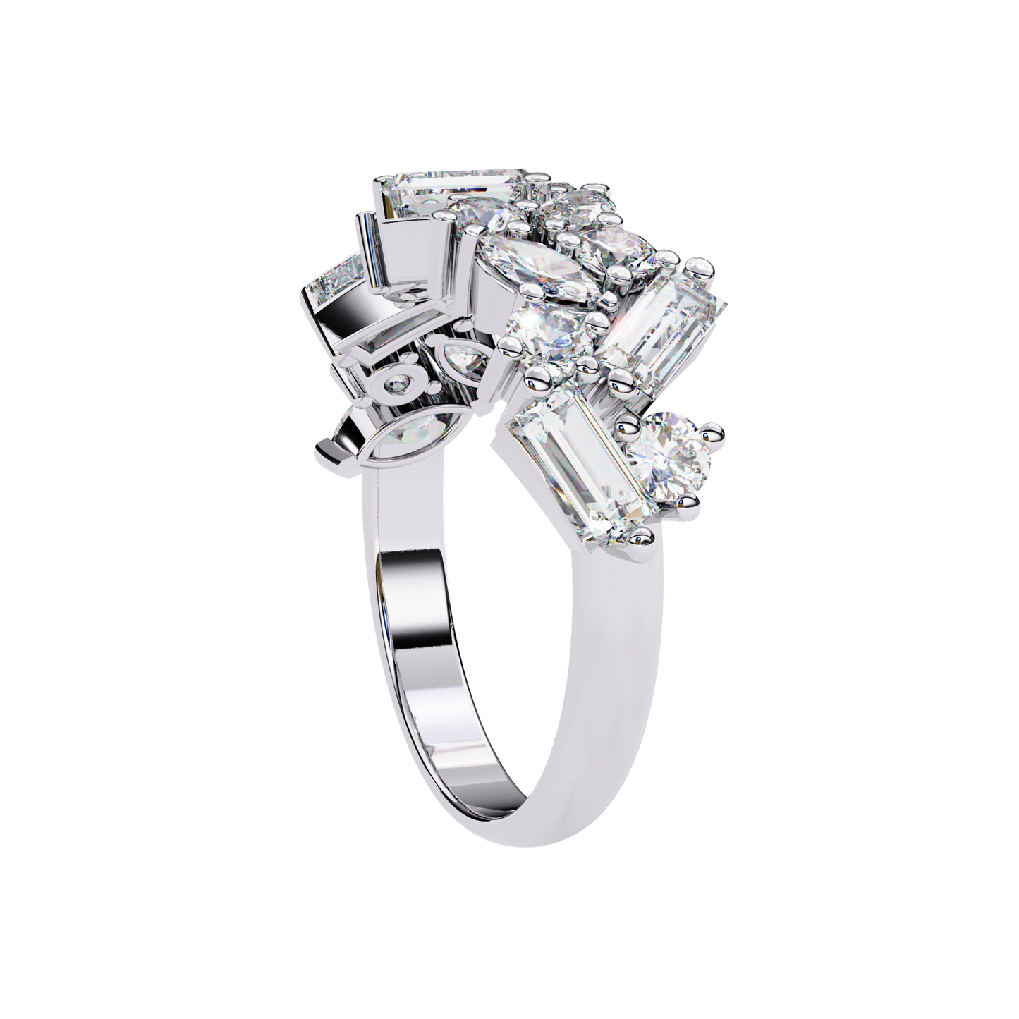 Celestial Symphony Diamond Ring
