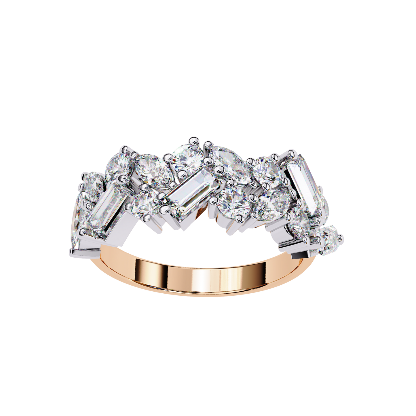 Celestial Symphony Diamond Ring