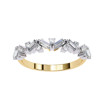 Starlight Baguette Diamond Band Carat Link Jewels