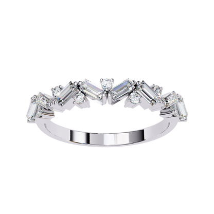 Starlight Baguette Diamond Band Carat Link Jewels
