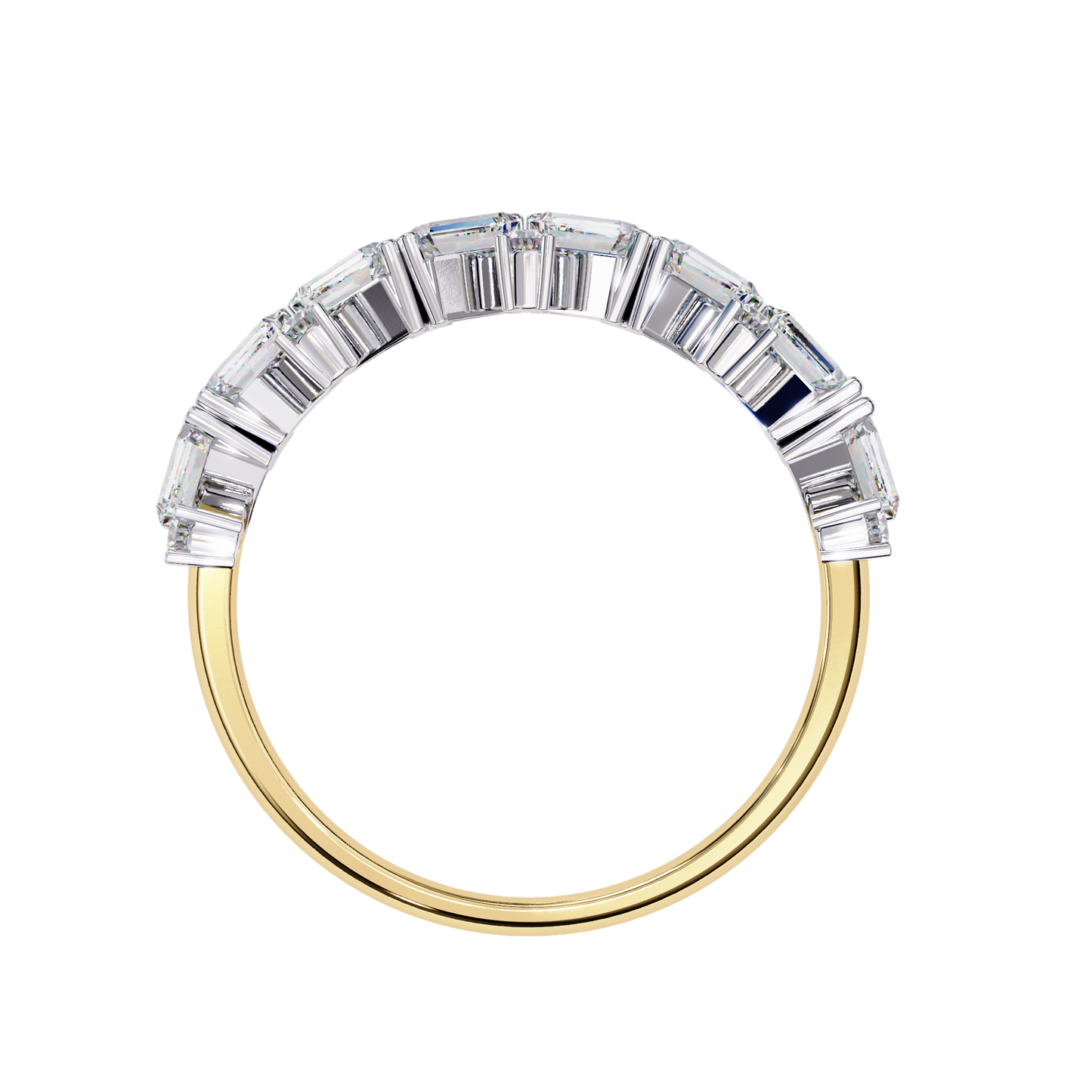 Starlight Baguette Diamond Band Carat Link Jewels