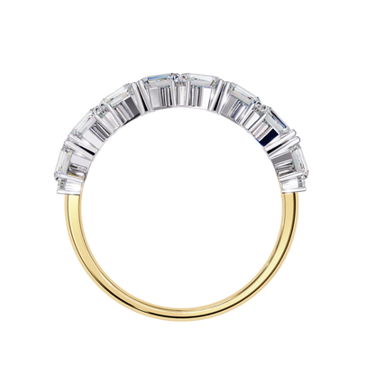 Starlight Baguette Diamond Band Carat Link Jewels