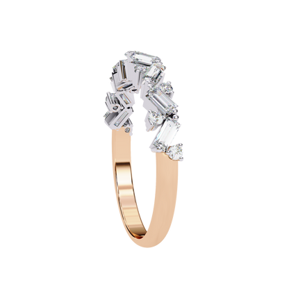 Starlight Baguette Diamond Band Carat Link Jewels