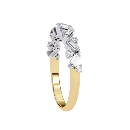 Starlight Baguette Diamond Band Carat Link Jewels