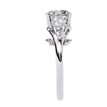 Nature-Inspired Solitaire Diamond Ring Carat Link Jewels